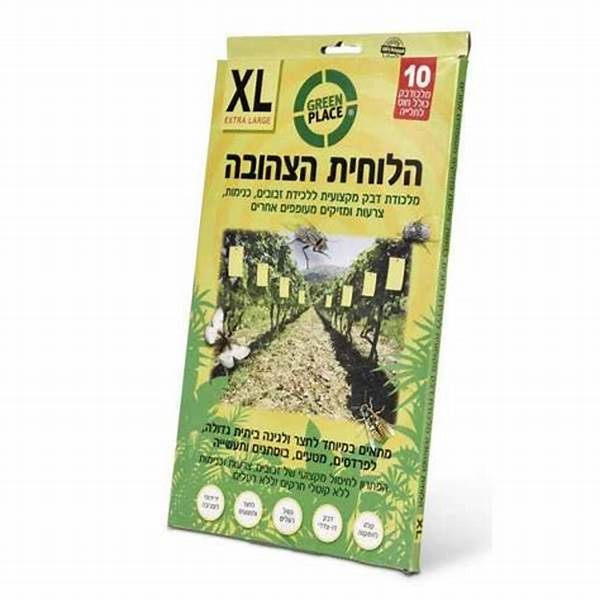 לוחית צהובה XL ללכידת לזבובים