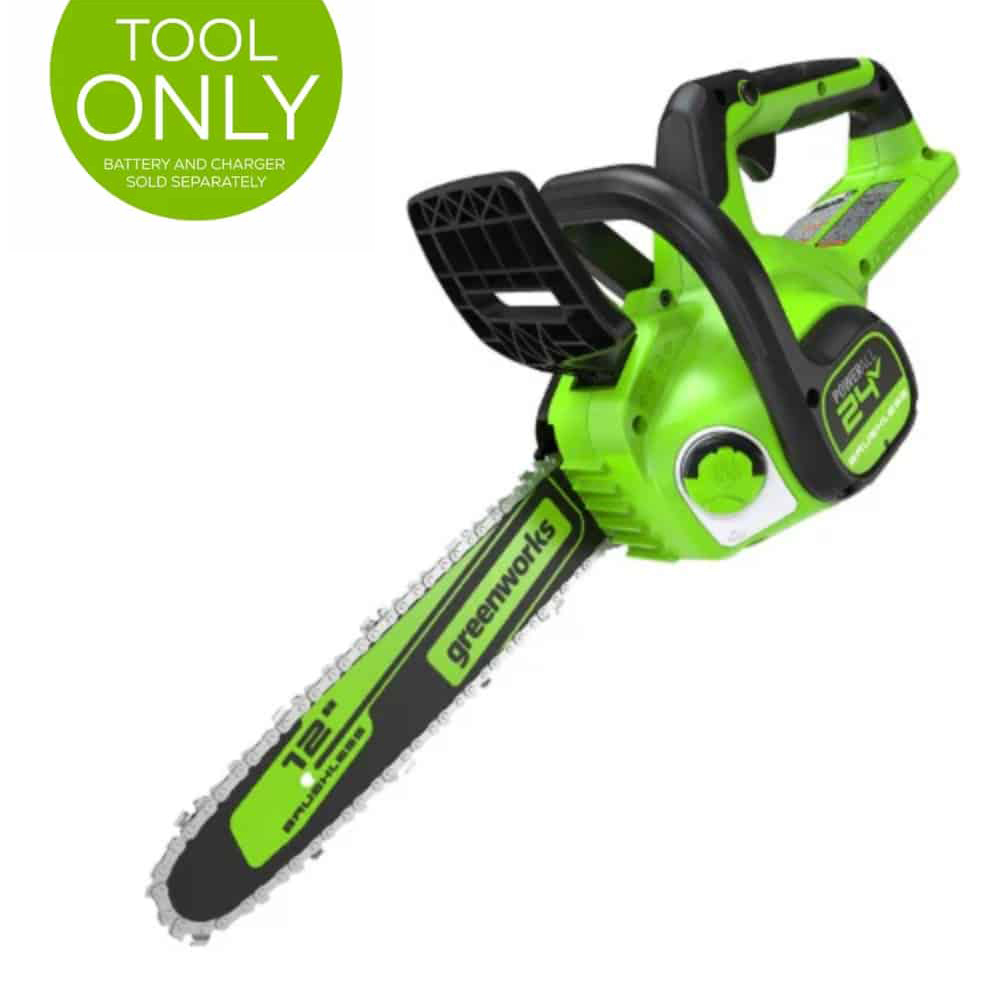 מסור שרשרת נטען "12 Brushless גוף בלבד - Greenworks
