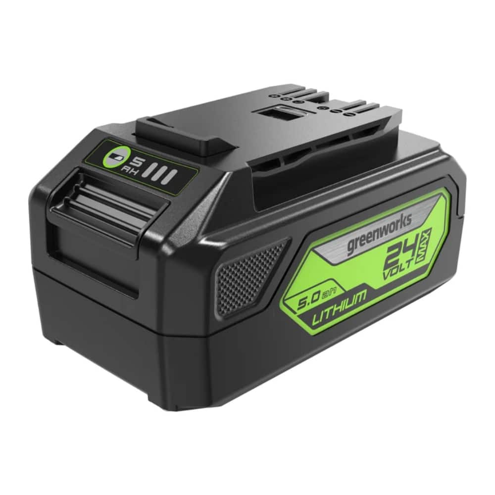 סוללת ליתיום 5A 24V עם מחוון טעינה Greenworks