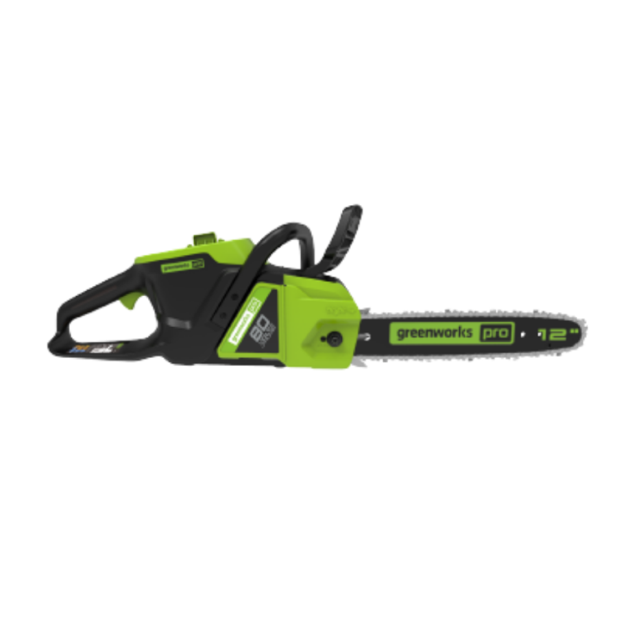 מסור שרשרת נטען 80V PRO ״12 (305 מ״מ) - גוף בלבד Greenworks