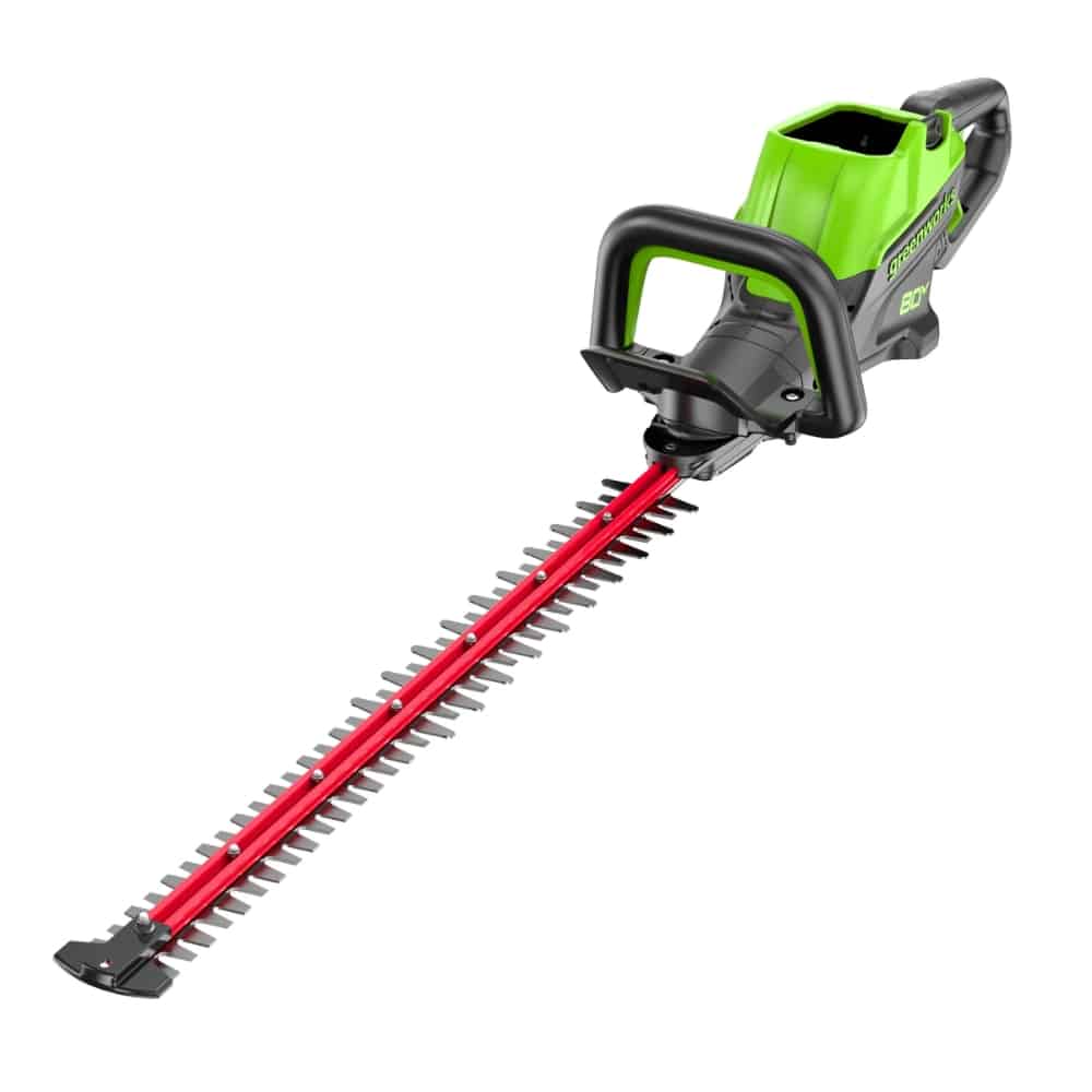 גוזם גדר חיה נטען - Greenworks  80V PRO - גוף בלבד